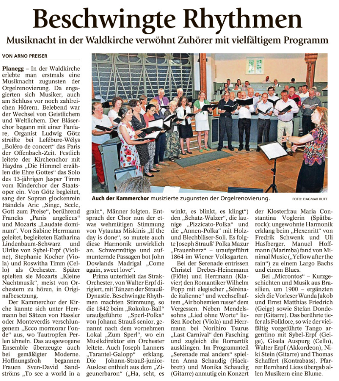 29_06_2016 Waldkriche- Beschwingte Rhythmen